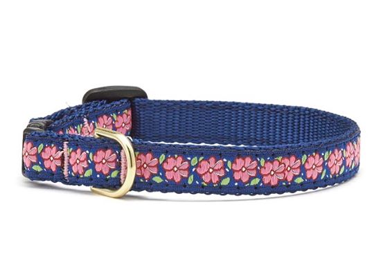 Up Country Pink Garden Cat Collar Size 10"