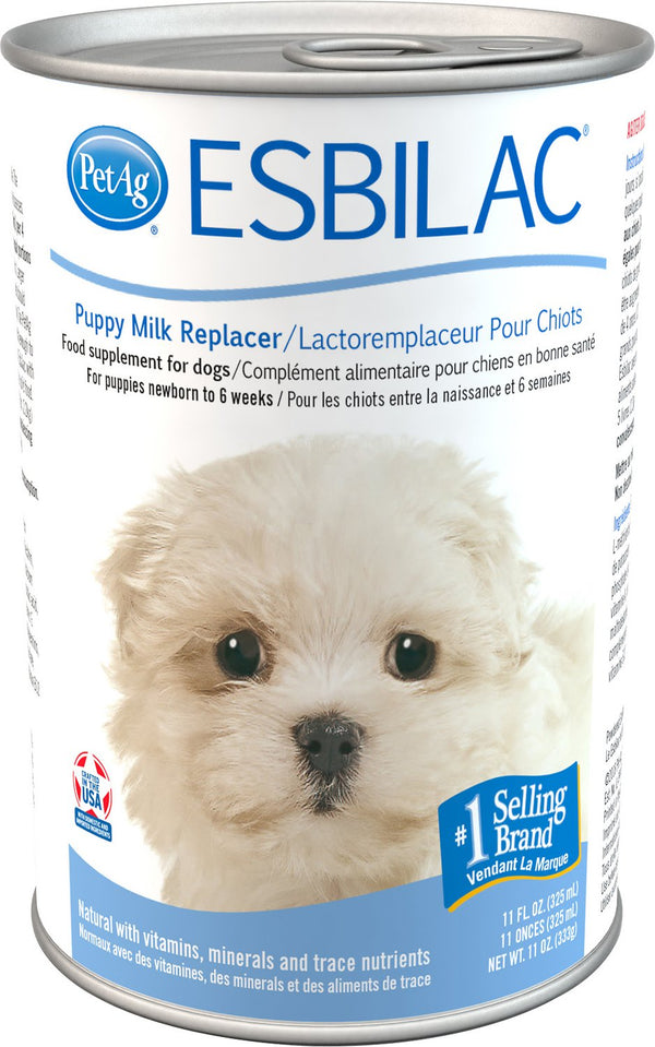 PetAg Esbilac Puppy Milk Replacer Liquid, 11-oz can