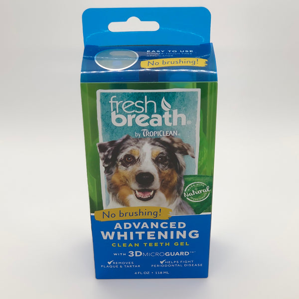 TROPICLEAN ORAL CARE GEL FOR DOGS WITH ADVANCED WHITENING