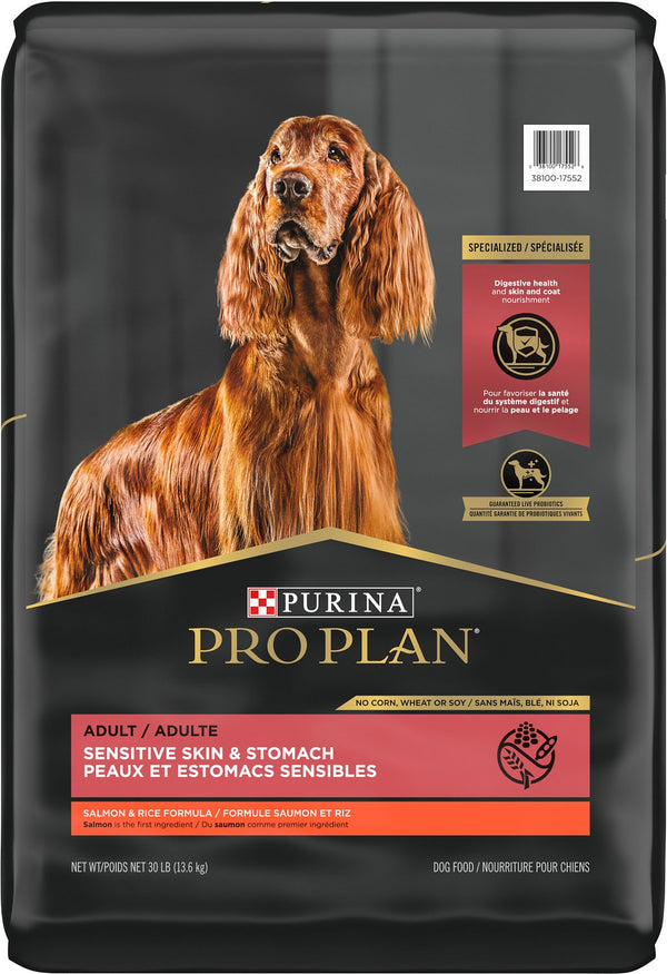 Pro Plan Adult Sensitive Skin & Stomach Salmon & Rice Formula Dry Dog Food