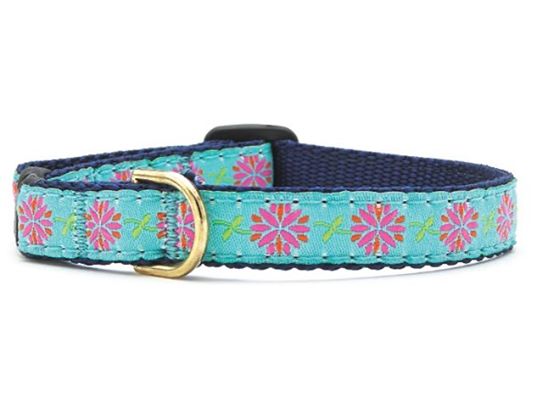 Up Country Dahlia Darling Cat Collar Size 10"