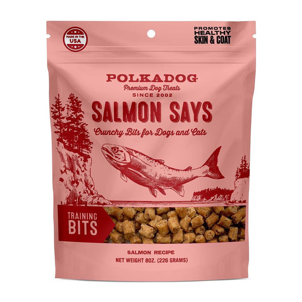 Polkadog Salmon Says - Training Bits 8oz