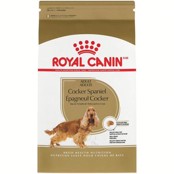 Royal Canin Cocker Spaniel Adult Breed Specific Dry Dog Food, 25 lbs.
