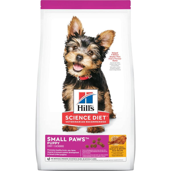 Science Diet Puppy Small Paws Chicken Meal, Barley & Brown Rice Recipe 4.5lb