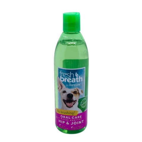 TROPICLEAN ORAL CARE WATER ADDITIVE PLUS HIP AND JOINT FOR DOGS