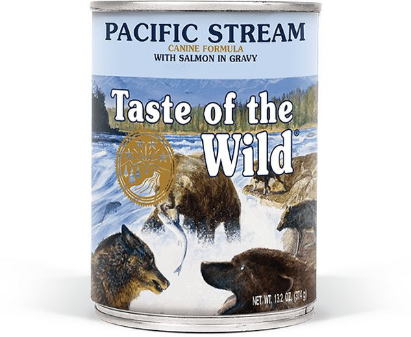 Taste of the Wild Pacific Stream Grain-Free Smoked Salmon Stew Dog Food, 13.2 oz