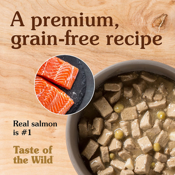 Taste of the Wild Pacific Stream Grain-Free Smoked Salmon Stew Dog Food, 13.2 oz