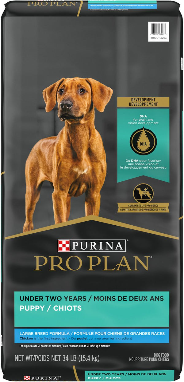 Pro Plan Puppy Large Breed Chicken & Rice Formula with Probiotics Dry Dog Food