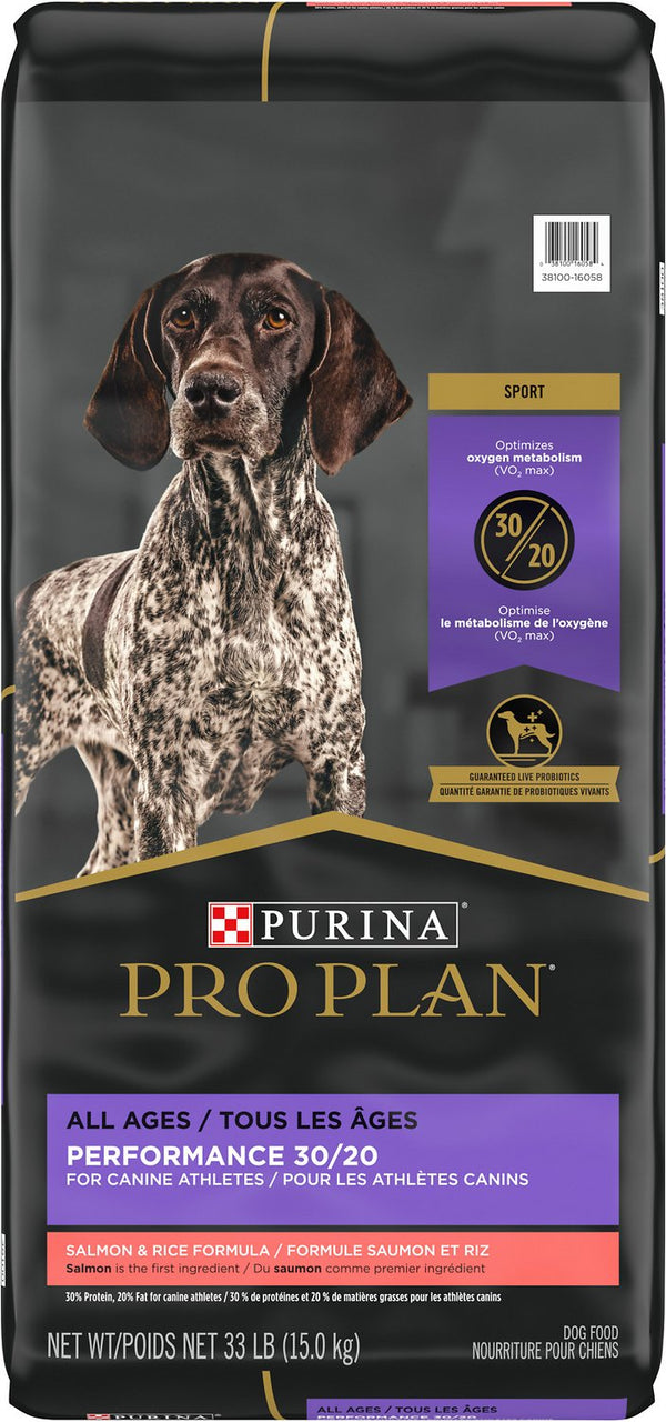 Pro Pro Plan Sport All Life Stages Performance 30/20 Salmon & Rice Formula Dry Dog Food
