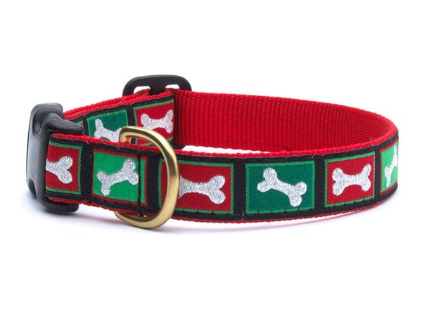 UpCountry Christmas Bones Dog Collar