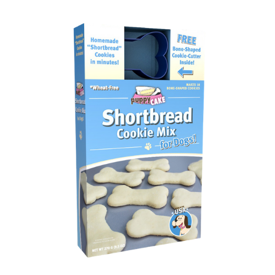 Puppy Cake Shortbread Cookie Mix and Cookie Cutter (wheat-free)